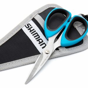 Shimano Silver Nickel Finish 5in PowerPro Scissor With Sheath - SSS05N