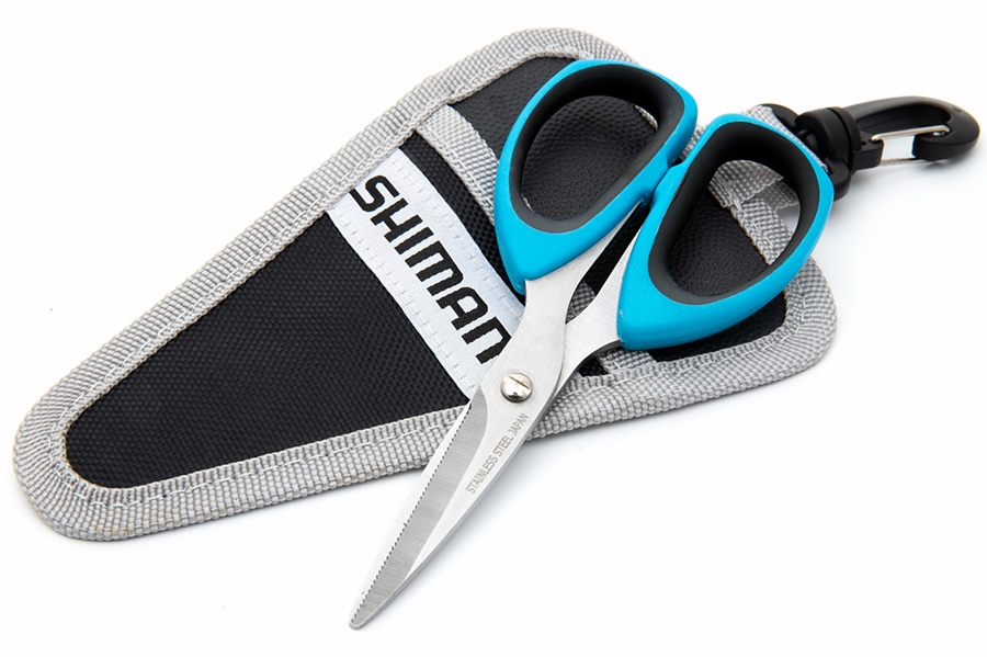 Shimano Silver Nickel Finish 5in PowerPro Scissor With Sheath - SSS05N