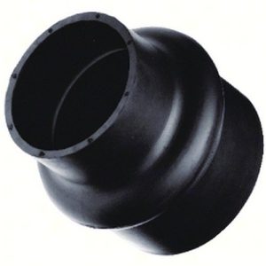 Shields Hose 4in Black EPDM Hump Straight Coupler - 16-220-4000-1