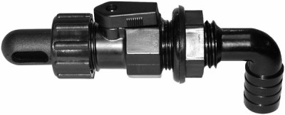 TH Marine 3/4in Aerator Spray Head / Wash Down Combo, Black - AHVWD-90-DP