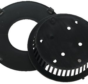 TH Marine Aerator Filter w/ Mount, fits 1-1/2in Thru-Hull, Black - BWF-1-DP