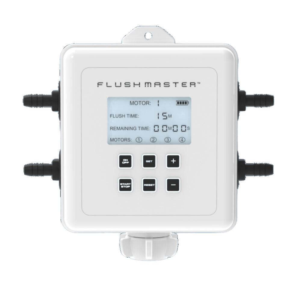 Flushmaster 4-Outlet Automated Outboard Flushing System with 12' Hose Kit (SM-FM4012)