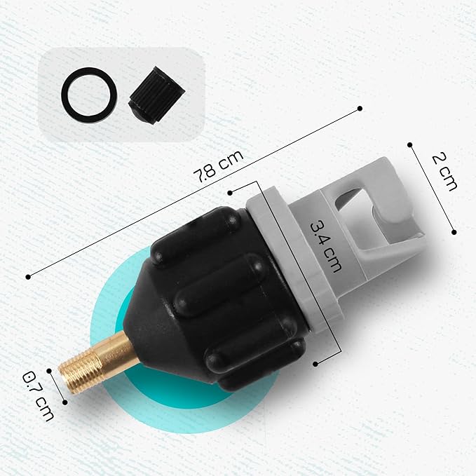 ELITE Fender Valve Adapter - Schrader to Halkey-Roberts - Image 3